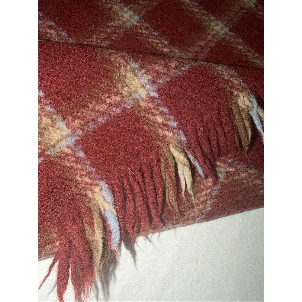 pre-owned vintage Pendleton wool motor robe throw blanket 50’X60”